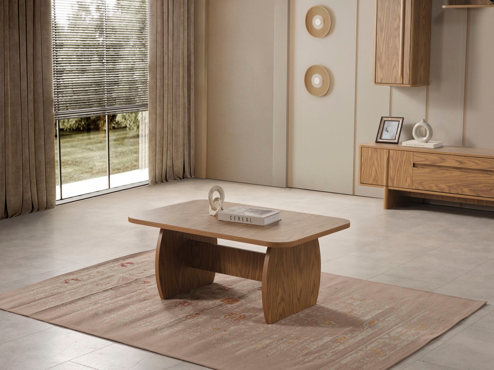 Modern ahşap Zirve Orta Sehpa salon dekorasyonu için ideal - Odasen
